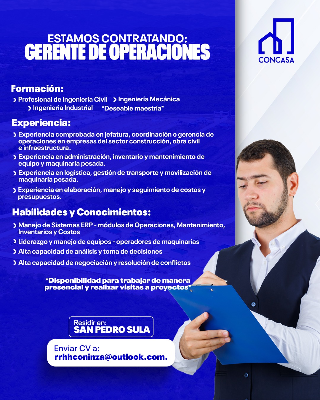 ¡OPORTUNIDADES DE CRECER CON NOSOTROS!